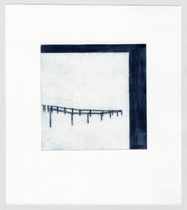 Susan Belau apportion drypoint