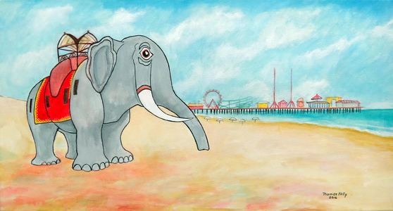 Lucy the Elephant and the Steel Pier