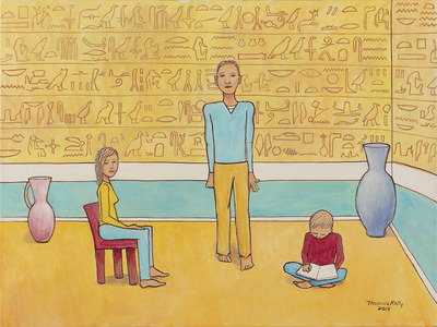 Standing, Seated and Scribe