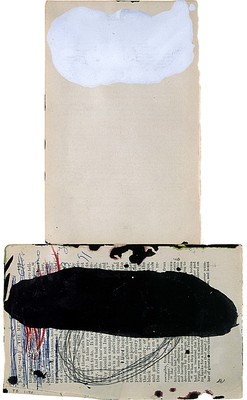 todd bartel Select Drawings ink on two pages from Ovid’s “Metamorphosis”