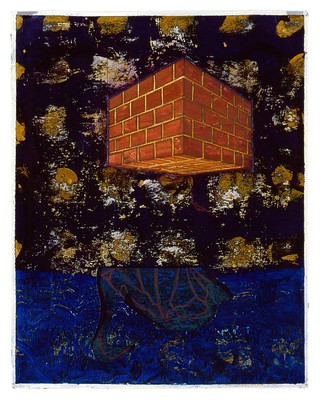 todd bartel Book of Origins 1990-91 tempera, glue wash, watercolor, Plaka, on paper