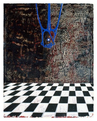 todd bartel Book of Origins 1990-91 tempera, glue wash, ink, gouache, Plaka, on paper