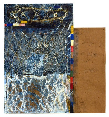 todd bartel Book of Origins 1990-91 tempera, glue wash, watercolor, Plaka, ink on paper