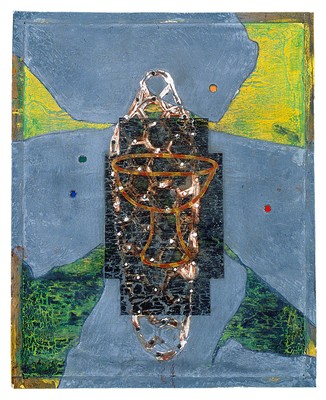 todd bartel Book of Origins 1990-91 tempera, glue wash, watercolor, Plaka, ink on paper