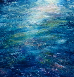  Reflections on Water mixed media