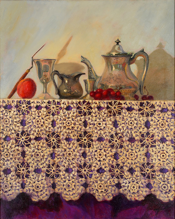 Virginia Zelman Still Life oil on canvas