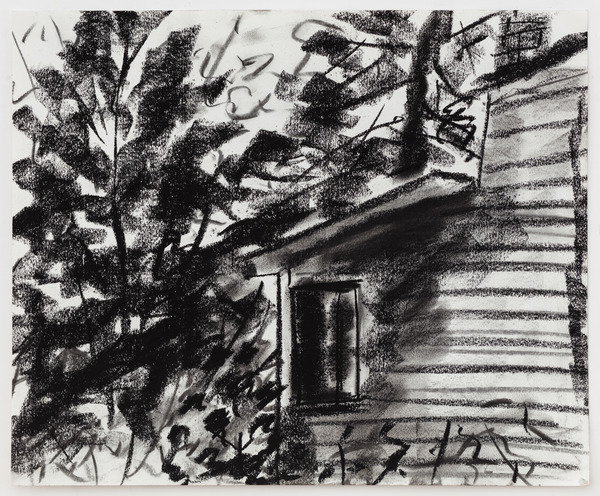 William Staples Drawings Charcoal on paper.