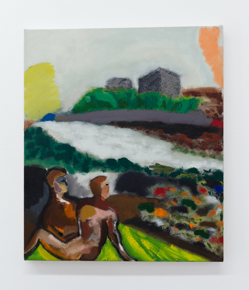 William Staples Paintings Oil and sand on canvas.