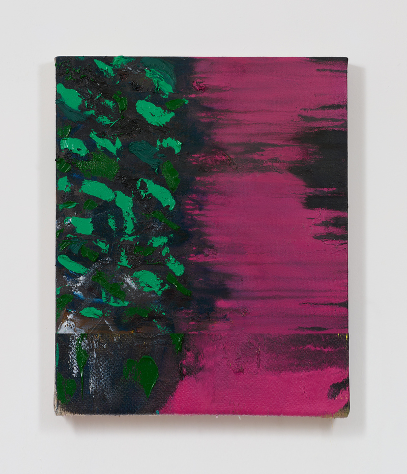 William Staples Paintings Oil, spray paint and saw dust on canvas.